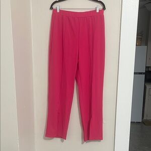 SHEIN Vibrant Pink Straight Leg Pants